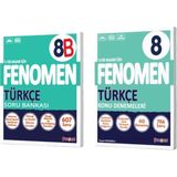Fenomen Yayıncılık 8. Sınıf Türkçe B Soru Bankası - Türkçe Konu Denemeleri 2'li Set