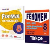 Fenomen Yayıncılık 8. Sınıf Türkçe Denemeler - LGS Türkçe Çıkmış Sorular ve İkiz Soruları 2018-2023 2'li Set