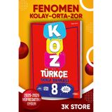 Fenomen Yayıncılık 8.Sınıf Türkçe Soru Bankası Fenomen KOZ Serisi Kurmay Yayınları (2026 LGS'ye Uygundur)