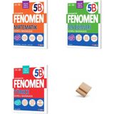 Fenomen Yayıncılık Fenomen 5. Sınıf Maarif 5b Serisi Matematik Fen ve Türkçe 3lü Set Soru Bankası + Telefon Standı