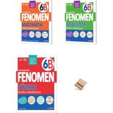 Fenomen Yayıncılık Fenomen 6. Sınıf Maarif 6b Matematik Fen ve Türkçe 3lü Set Soru Bankası + Telefon Standı
