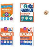 Fenomen Yayıncılık Fenomen 6. Sınıf Maarif Matematik Fasikül Kök 6A ve 6b 4lü Set Soru Bankası + Telefon Standı