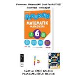 Fenomen Yayıncılık Fenomen 6. Sınıf Matematik (7 Li) Fasikül (Planlama Kitabı +Emoji K+Uzay A)2027 Yeni Maarif Modeli ve Yeni Kapak