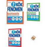 Fenomen Yayıncılık Fenomen 7. Sınıf Maarif Kök Matematik Fen Bilimleri ve Türkçe 3lü Set Soru Bankası + Telefon Standı