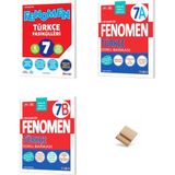 Fenomen Yayıncılık Fenomen 7. Sınıf Maarif Türkçe Fasikül 7A ve 7b 3lü Set Soru Bankası + Telefon Standı