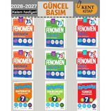 Fenomen Yayıncılık Fenomen 7. Sınıf Matematik Türkçe Fen Bilimleri A Serisi, B Serisi ve Fasikül 2026-2027 Müfredatına Uygun Kurmay Yayınları Mega Soru Bankası Seti