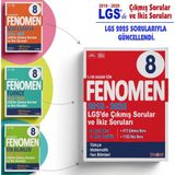 Fenomen Yayıncılık Fenomen 8. Sınıf Çıkmış Sorular ve Ikiz Sorular Türkçe + Matematik+Fen (2018-2025)