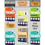Fenomen Yayıncılık Fenomen 8. Sınıf Lgs A Seti (Matematik-Fen-Türkçe-Din-Paragraf) ve Koz Inkılap Tarihi 2026-2027 Müfredat Kurmay Yayınları 6'lı Soru Bankası Seti