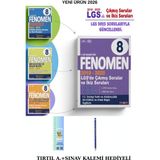 Fenomen Yayıncılık Fenomen 8. Sınıf Lgs (Inkılap-Din-Ingilizce) 2018-2025 Çıkmış Sorular ve Ikiz Sorular 3kitap(Tırtıl A.+KALEMB.)2026 Yeniürün
