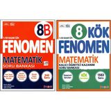 Fenomen Yayıncılık Fenomen 8. Sınıf Lgs Matematik (B) ve Matematik Kök Soru Bankası 2 Kitap Seti