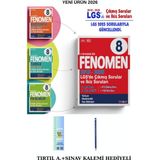 Fenomen Yayıncılık Fenomen 8. Sınıf Lgs (Matematik-Fen-Türkçe) 2018-2025 Çıkmış Sorular ve Ikiz Sorular Seti(Tırtıla.+Sınav KALEMIH)2026 Yeni Ürün