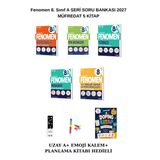Fenomen Yayıncılık Fenomen 8. Sınıf Matematik-Fen B-Türkçe - Paragraf-İnkilap (9 Lu) Sb Seti (Planlama Kitabı+Emoji K+Uzay A)2027 Müfredat Yeni