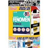 Fenomen Yayıncılık Fenomen 8.sınıf Türkçe (B) Soru Bankası Ve Çıkmış Sorular Türkçe Deneme 2025-26 Dynar Store