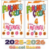 Fenomen Yayıncılık Fenomen Çocuk 4. Sınıf Matematik 1. Kitap + 2. Kitap Güncel Basım 2025