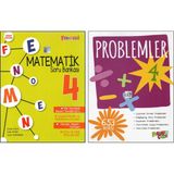 Fenomen Yayıncılık Fenomen Çocuk 4. Sınıf Matematik Soru Bankası ve Problemler (2 Kitap) Ciltli Kitap Seti Türkiye Menşeli