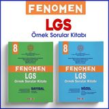 Fenomen Yayıncılık Fenomen Lgs Örnek Sorular Kitabı Seti 8. Sınıf Sayısal ve Sözel Ciltli 2 Kitap