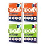 Fenomen Yayıncılık Fenomen Okul 2025 8. Sınıf Matematik + Fen Bilimleri A + B Serisi Soru Bankası Seti 4 Kitap