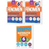 Fenomen Yayıncılık Fenomen Okul 2027 6. Sınıf Matematik A + B Serisi Soru Bankası + Fasikül Seti 3 Kitap Maarif Model