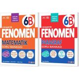 Fenomen Yayıncılık Fenomen Okul 2027 6. Sınıf Matematik + Paragraf B Serisi Soru Bankası Seti 2 Kitap Maarif Model