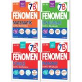 Fenomen Yayıncılık Fenomen Okul 2027 7. Sınıf Matematik + Fen Bilimleri + Türkçe + Paragraf B Serisi Soru Bankası Seti 4 Kitap Maarif Model