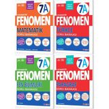 Fenomen Yayıncılık Fenomen Okul 2027 7. Sınıf Matematik + Türkçe + Fen Bilimleri + Paragraf A Serisi Soru Bankası Seti 4 Kitap Maarif Model