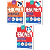 Fenomen Yayıncılık Fenomen Okul 2027 7. Sınıf Matematik + Türkçe + Paragraf A Serisi Soru Bankası Seti 3 Kitap Maarif Model