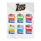 Fenomen Yayıncılık Fenomen Okul 7. Sınıf Tüm Dersler ve Paragraf 7B Soru Bankası Seti 6 Kitap 2026-2027