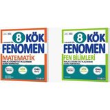 Fenomen Yayıncılık Fenomen Okul 8. Sınıf Matematik ve Fen Bilimleri Kök Soru Bankası Seti 2 Kitap Ciltsiz Yayın 2023
