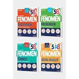 Fenomen Yayıncılık Fenomen Yayınları 5. Sınıf 4'lü B Set Matematik Fen Bilimleri Türkçe Sosyal Bilgiler Soru Bankası