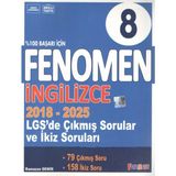 Fenomen Yayıncılık Fenomen Yayınları 8. Sınıf Lgs Ingilizce Çıkmış Sorular ve Ikiz Soruları (2018-2025)