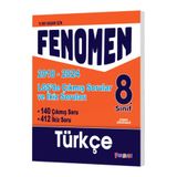 Fenomen Yayıncılık Fenomen Yayınları 8. Sınıf LGS Türkçe Çıkmış Sorular ve İkiz Sorular