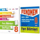 Fenomen Yayıncılık Fenomen Yayınları LGS 8. Sınıf Fen Bilimleri 2018 - 2023 Çıkmış Sorular ve İkiz Soruları - Orjin 8. Sınıf Kazanım Odaklı Konu Anlatımlı Etkinlikli Fen Bilimleri Defteri 2'li Set