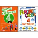 Fenomen Yayıncılık Fenomen+kırmızı Beyaz 4. Sınıf Tüm Dersler Denemeler Paket Deneme Ve Sınavda Yol Arkadaşım 2 Kitap