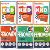 Fenomen Yayıncılık Kurmay Kkd+Fenomen 8b 8. Sınıf Matematik+Fen B.+Türkçe (6 Kitap)