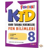 Fenomen Yayıncılık Lgs 8. Sınıf Fen Bilimleri Konu Tarama Denemeleri + Telefon Tutucu - Video Çözümlü