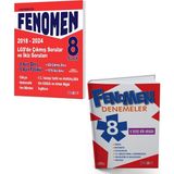 Fenomen Yayıncılık (Sınıf: 8) 2025 Lgs Çıkmış ve İkiz Soruları / Fenomen Denemeleri Seti 1 (2 Kitap)