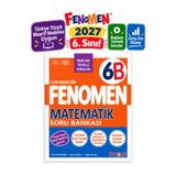 Fenomen Yayıncılık YENİ ÜRÜN 6.Sınıf 2027 MATEMATİK 6B %100 MAARİF MODEL Bağlam Temelli Soru Bankası Seti