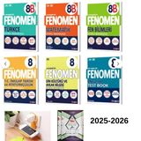 Fenomen Yayınları 2025-2026 8.Sınıf Fenomen LGS Tüm Dersler B Serisi Soru Bankası Ve Hediyeler Full Sett priz tutucu ve deneme hediyeli
