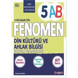 Fenomen Yayınları 2025 5. Sınıf Din Kültürü ve Ahlak Bilgisi A-B Konu Özetli Soru Bankası