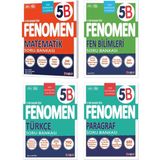 Fenomen Yayınları 2025 5. Sınıf Matematik - Türkçe - Fen Bilimleri - Paragraf B Serisi Soru Bankası 4 Kitap