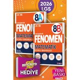 Fenomen Yayınları 2026 Lgs 8.sınıf Matematik A ve B Soru Bankası 2li Set (Karekök Cep Test Hediyeli)