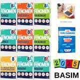 Fenomen Yayınları 2026 TÜRK-MAT-FEN-İNKİLAP- PARAGRAF A + B SERİSİ 9'LU SORU BANKALARI SET SONUÇ LGS SORULAR KİTABI + PRİZ TUTUCU VE DENEME HEDİYE