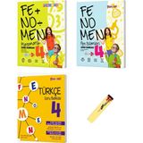 Fenomen Yayınları 4. Sınıf Matematik Soru Bankası - Fen Bilimleri Soru Bankası - Türkçe Soru Bankası 3'lü Set + Fosforlu Kalem
