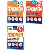 Fenomen Yayınları 5. Sınıf Matematik 5A Soru Bankası - Matematik 5B Soru Bankası - Fenomen Matametik Fasikülleri 3'lü Set