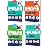 FENOMEN YAYINLARI 5 Türkçe B + Matematik B + Fen Bilimleri B + PARAGRAF B Soru Bankası