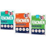 FENOMEN YAYINLARI 5 Türkçe B Soru Bankası + Matematik B Soru Bankası + Fen Bilimleri B Soru Bankası