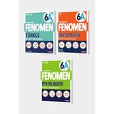 Fenomen Yayınları 6. Sınıf 3'lü A Set Matematik - Fen Bilimleri – Türkçe A