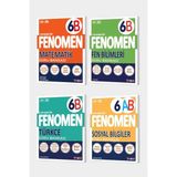 Fenomen Yayınları 6. Sınıf 4'lü B Set Matematik – Fen Bilimleri - Türkçe – Sosyal Bilgiler