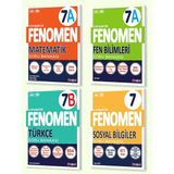 Fenomen Yayınları 7. Sınıf 4'lü Set MatematikA – Fen BilimleriA – TürkçeA – Sosyal Bilgiler