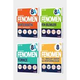 Fenomen Yayınları 8. Sınıf 4'lü A Set Matematik - Fen Bilimleri – Türkçe - T.C. İnkılap Tarihi ve Atatürkçülük